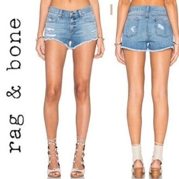 rag & bone Pants - RAG & BONE Cut Off Short in Gunner Size 26